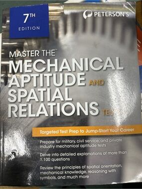Peterson's Master the Mechanical Aptitude & Spatial Relations Tests 7th Ed